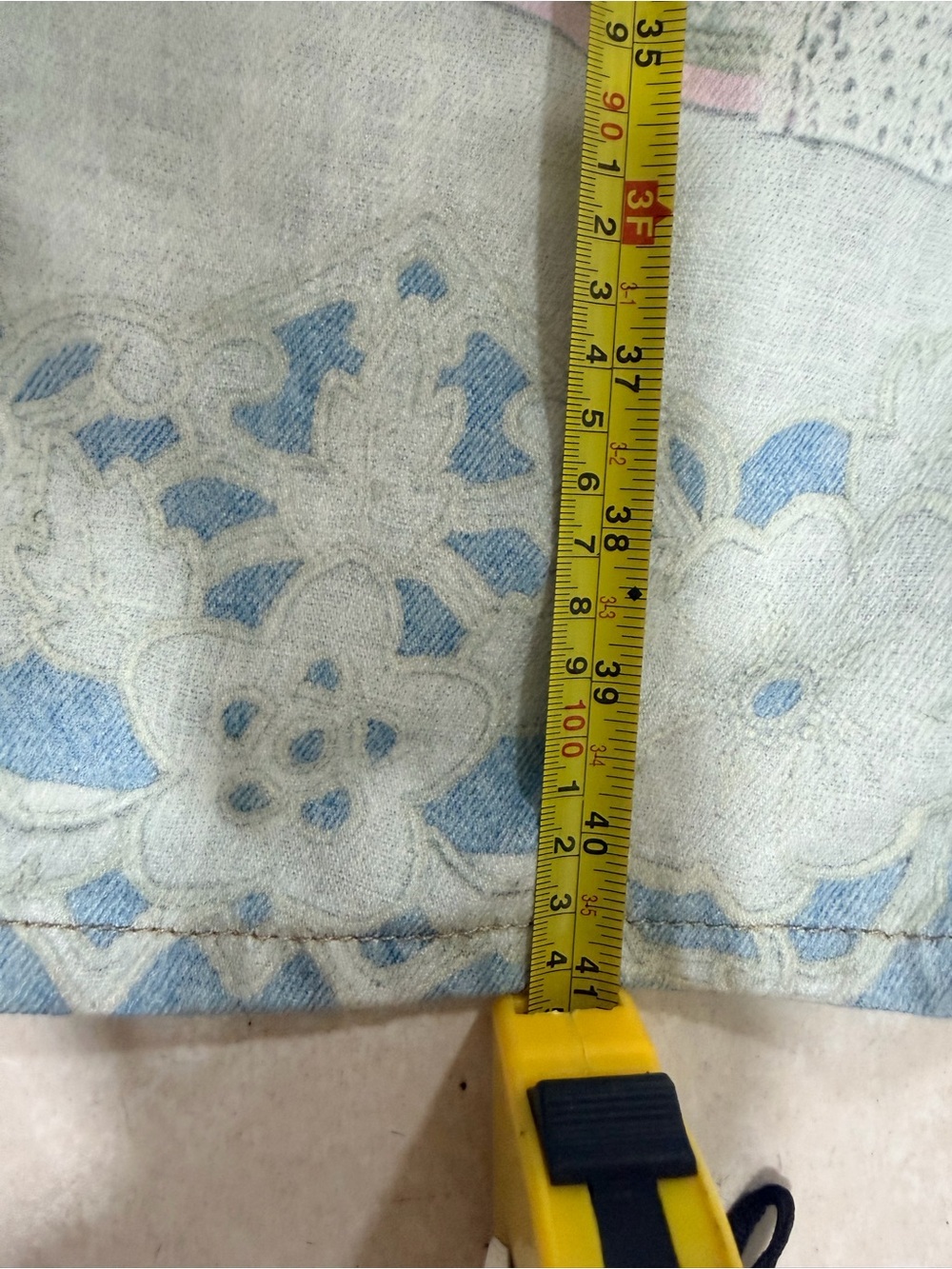 We The Free Patchwork Light Blue Wide-Leg Jeans - Picture 13 of 15